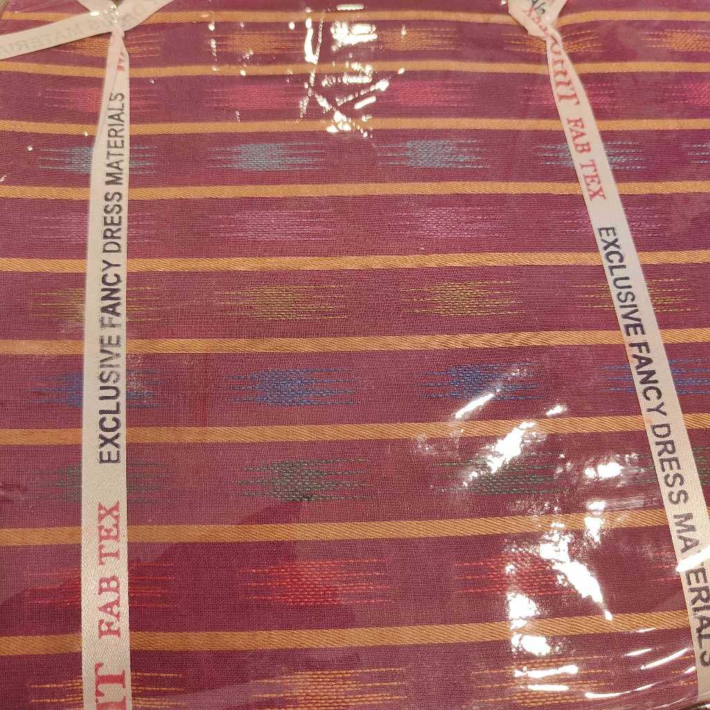 Cotton Ikkat Jacquard Blouse 1 Mtr 25 Pieces Pack