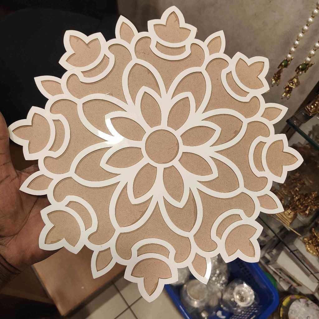 Diya Rangoli Stencil Fillers 12