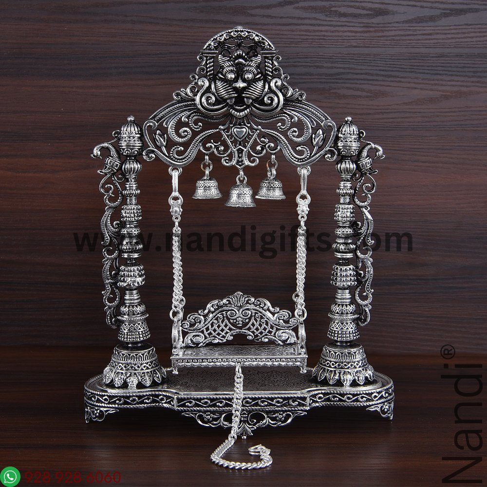 Antiq German Silver Peacock Jhula