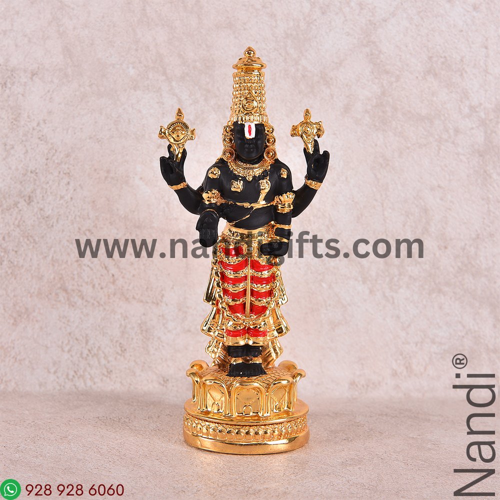 Gold Plated Balaji Black 5