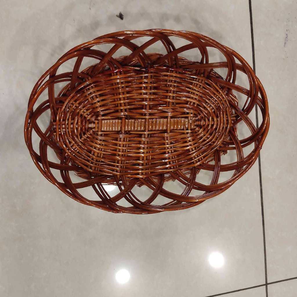 Cane Basket Oval Medium