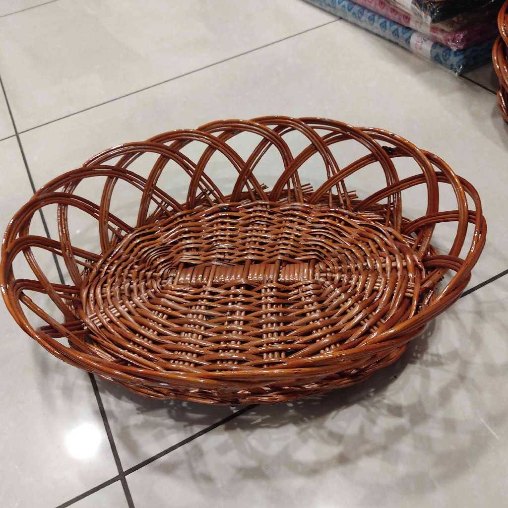 Cane Basket Oval Big
