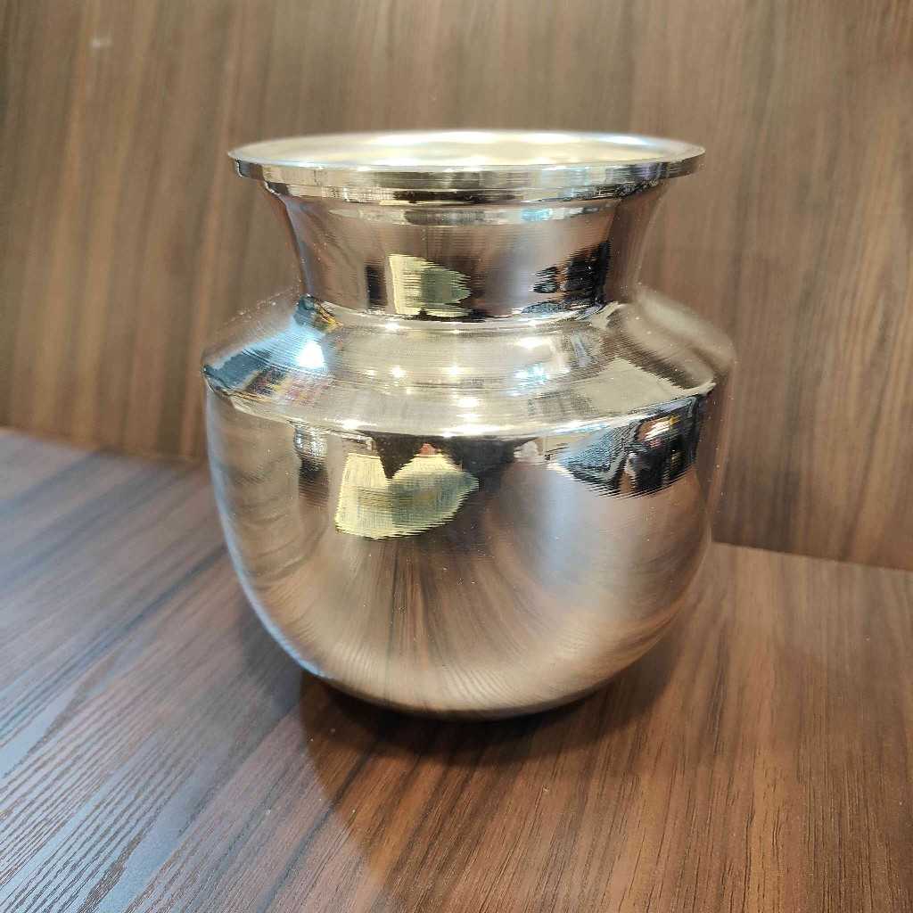 GERMAN SILVER PLAIN KALASH JUMBO 6