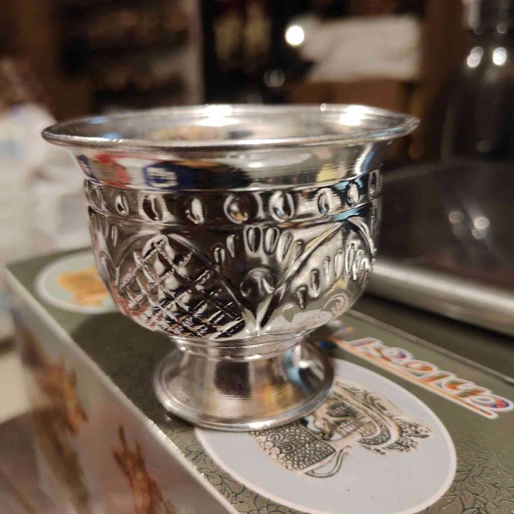 German Silver Vybhav Kumkum Bowl
