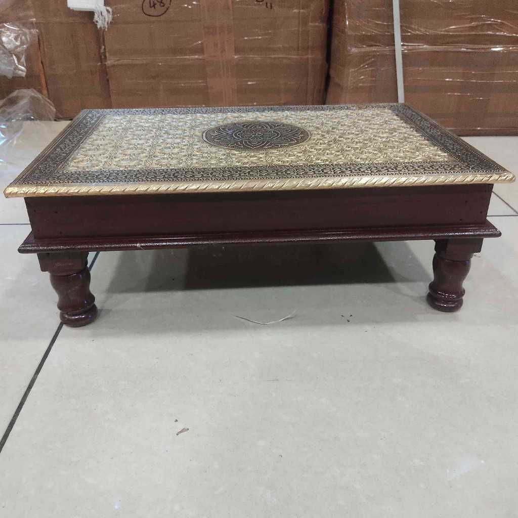 Rectangular Brass Stool 15X21