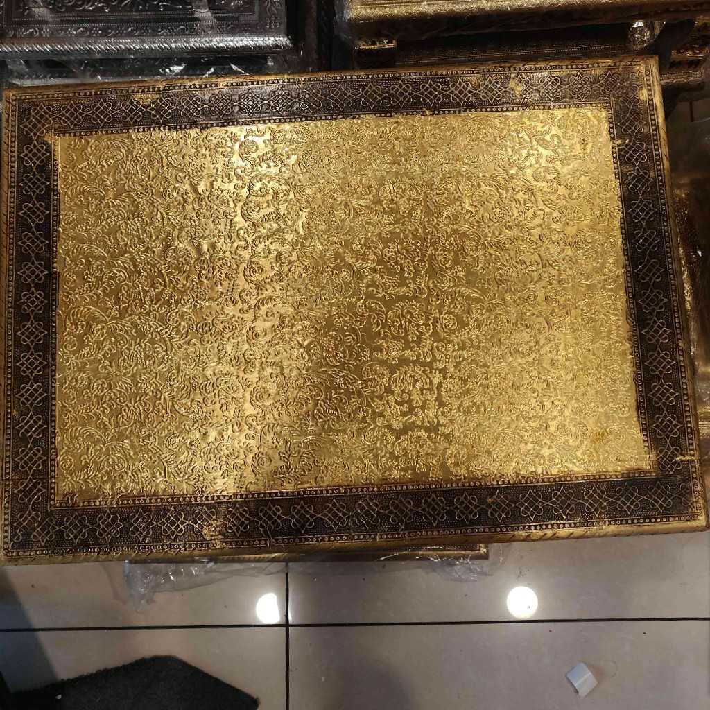 Rectangular Brass Stool 15X21