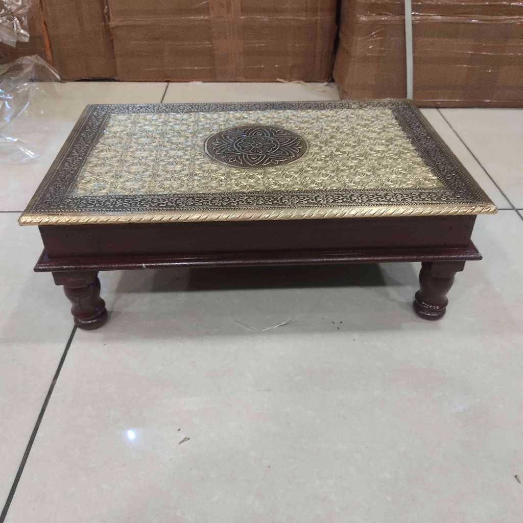Rectangular Brass Stool 12X18