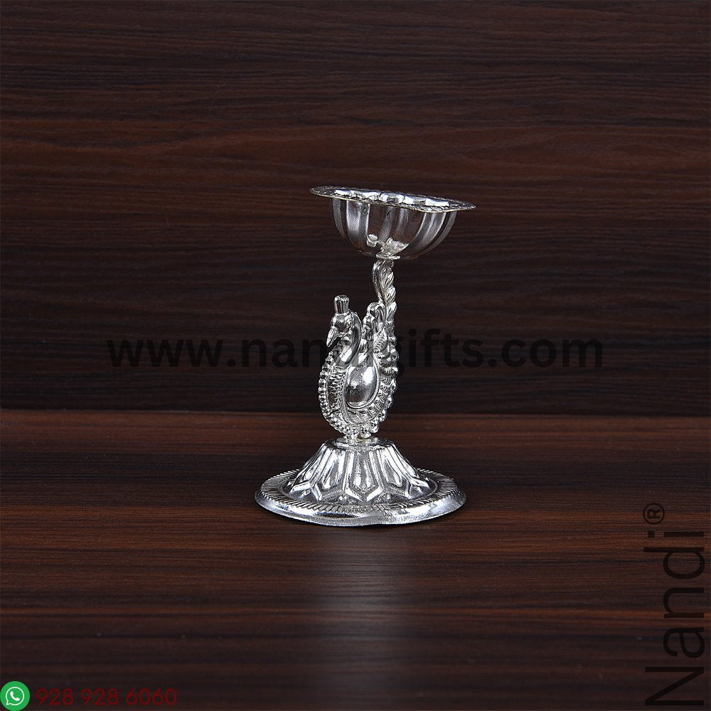 GS Peacock Diya With Stand