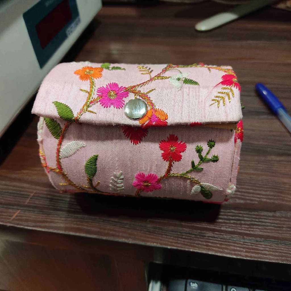 MultiColour Embroidery Bangle Box 4 inch