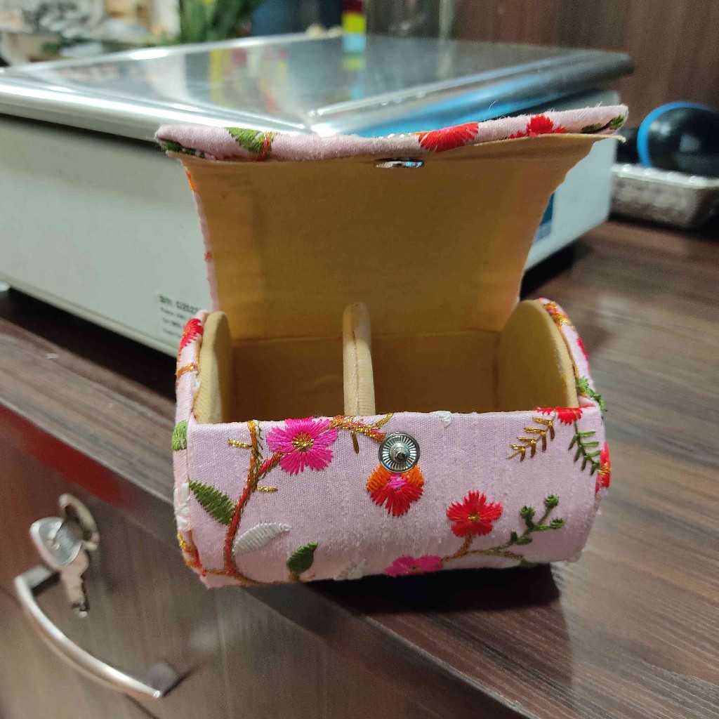 MultiColour Embroidery Bangle Box 4 inch