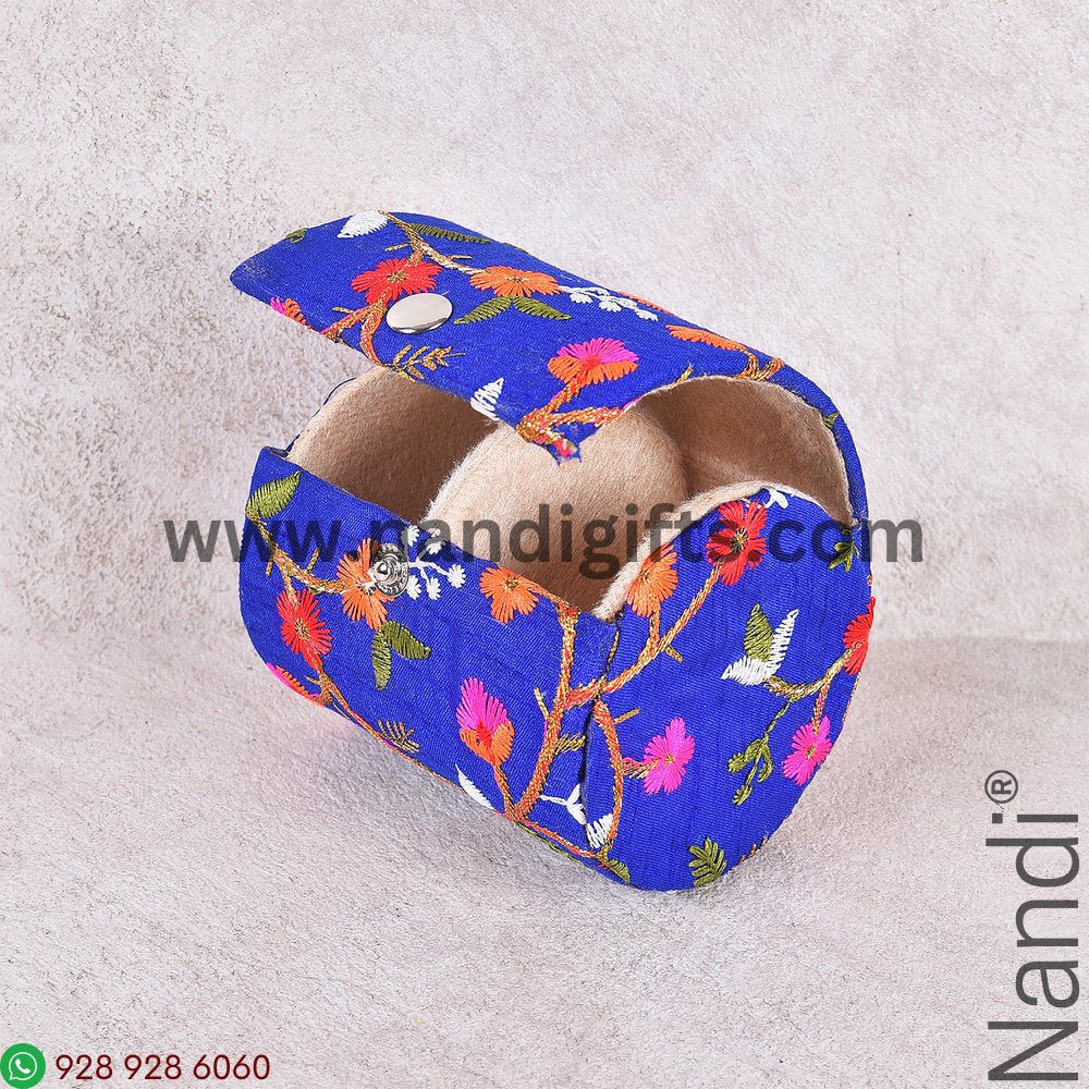 MultiColour Embroidery Bangle Box4 inch