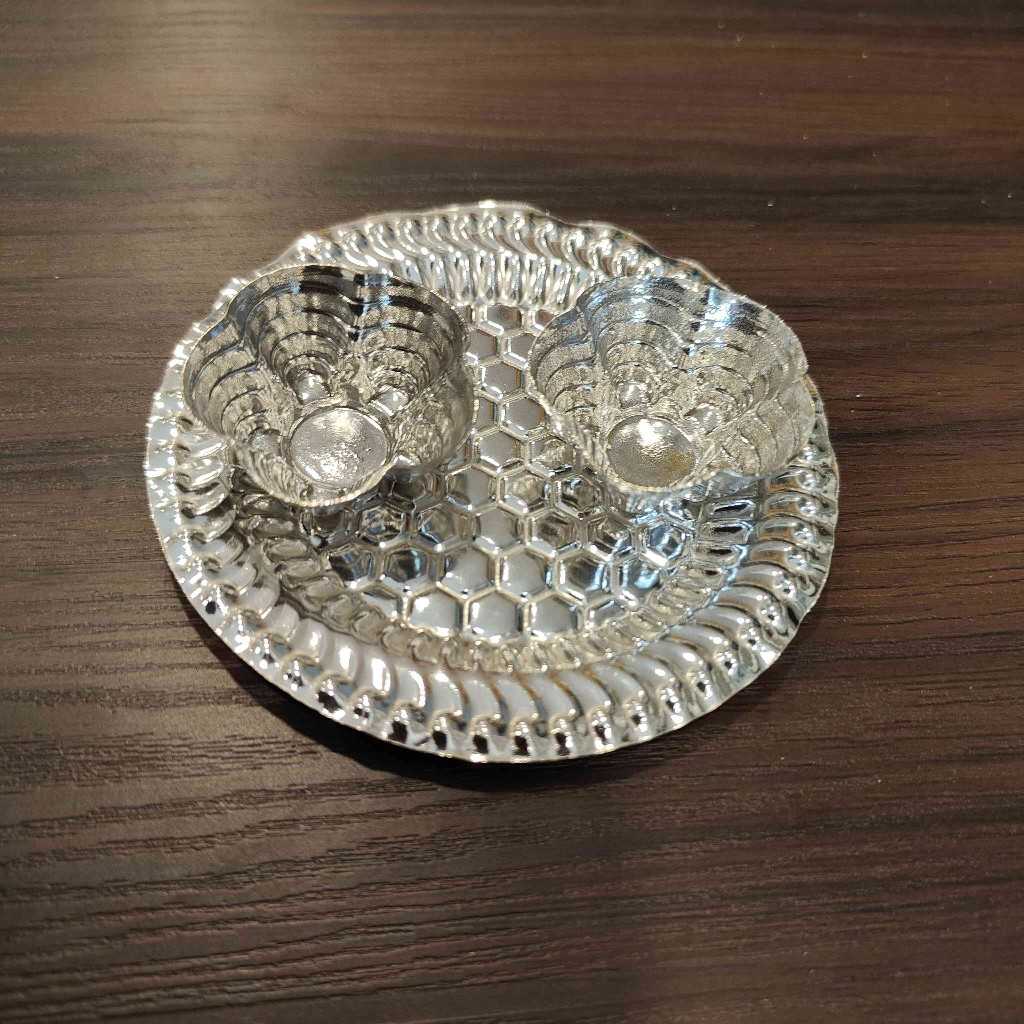 GSB Kumkum Plate Round Hex