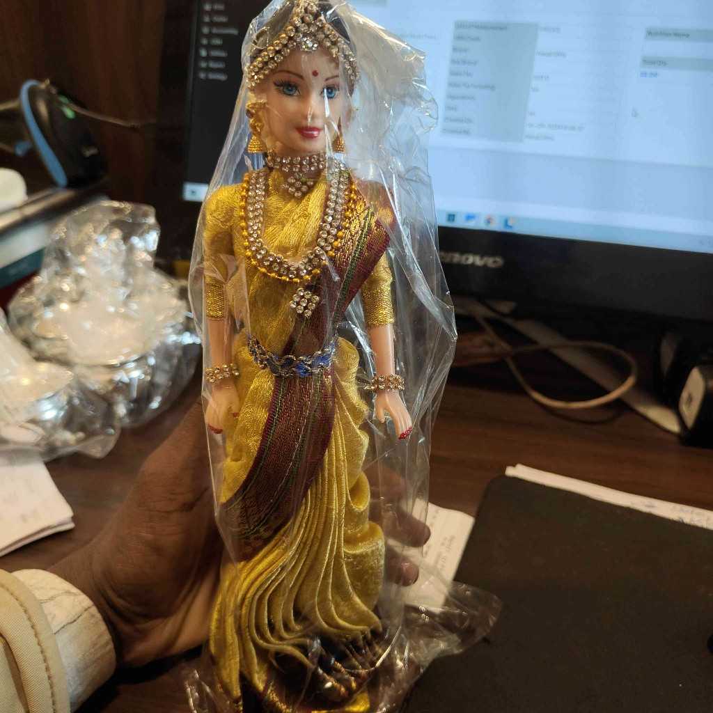 Single Barbie Doll South Indian Bride Dress