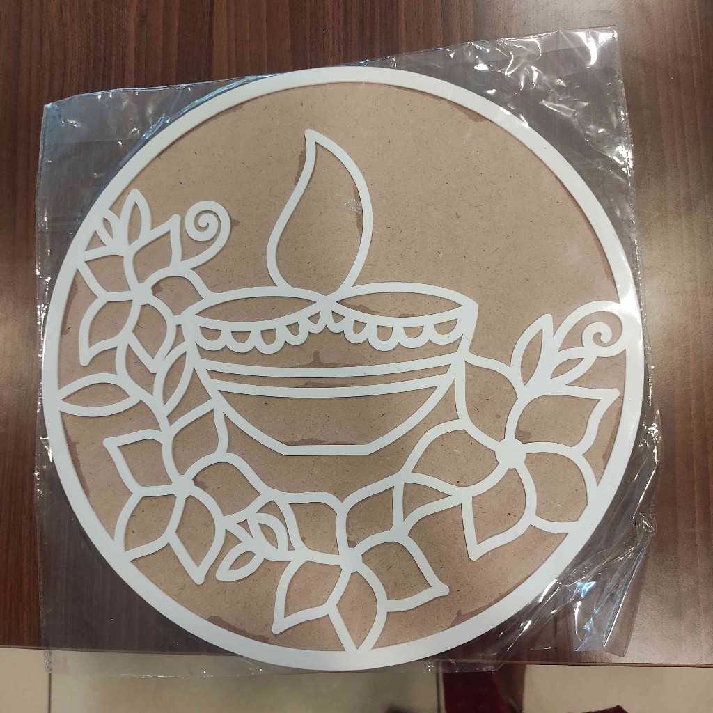 Rangoli Stencil Fillers Assorted 12