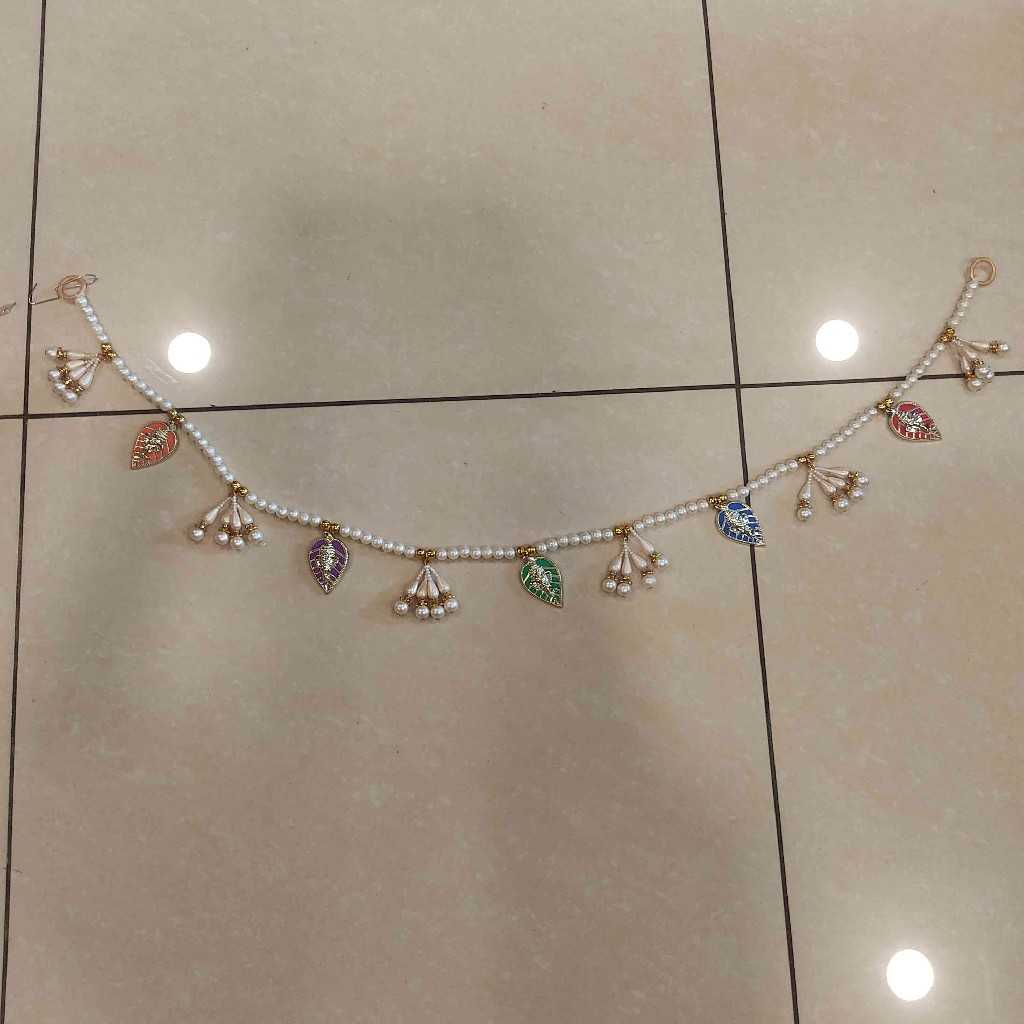 Beads Leaf Ganesh Toran