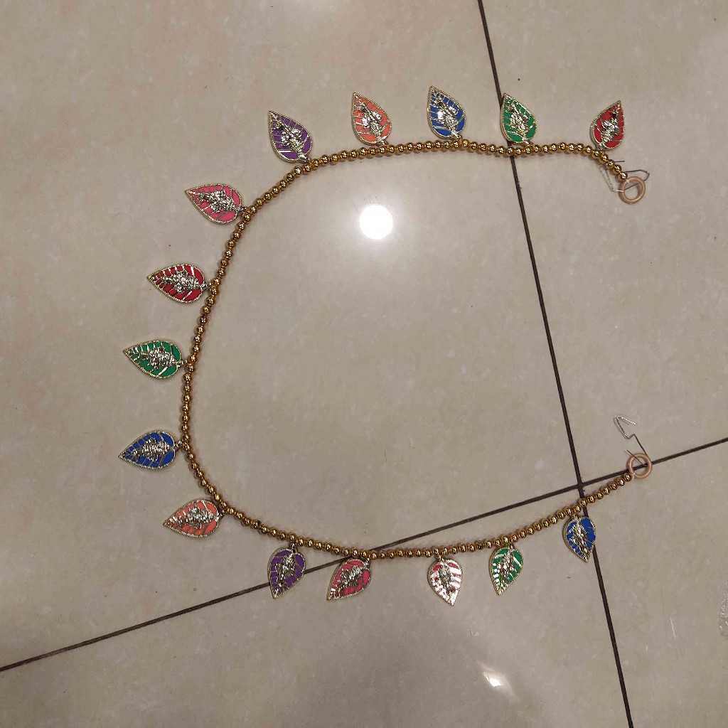 Beads Ganesh Leaf Toran