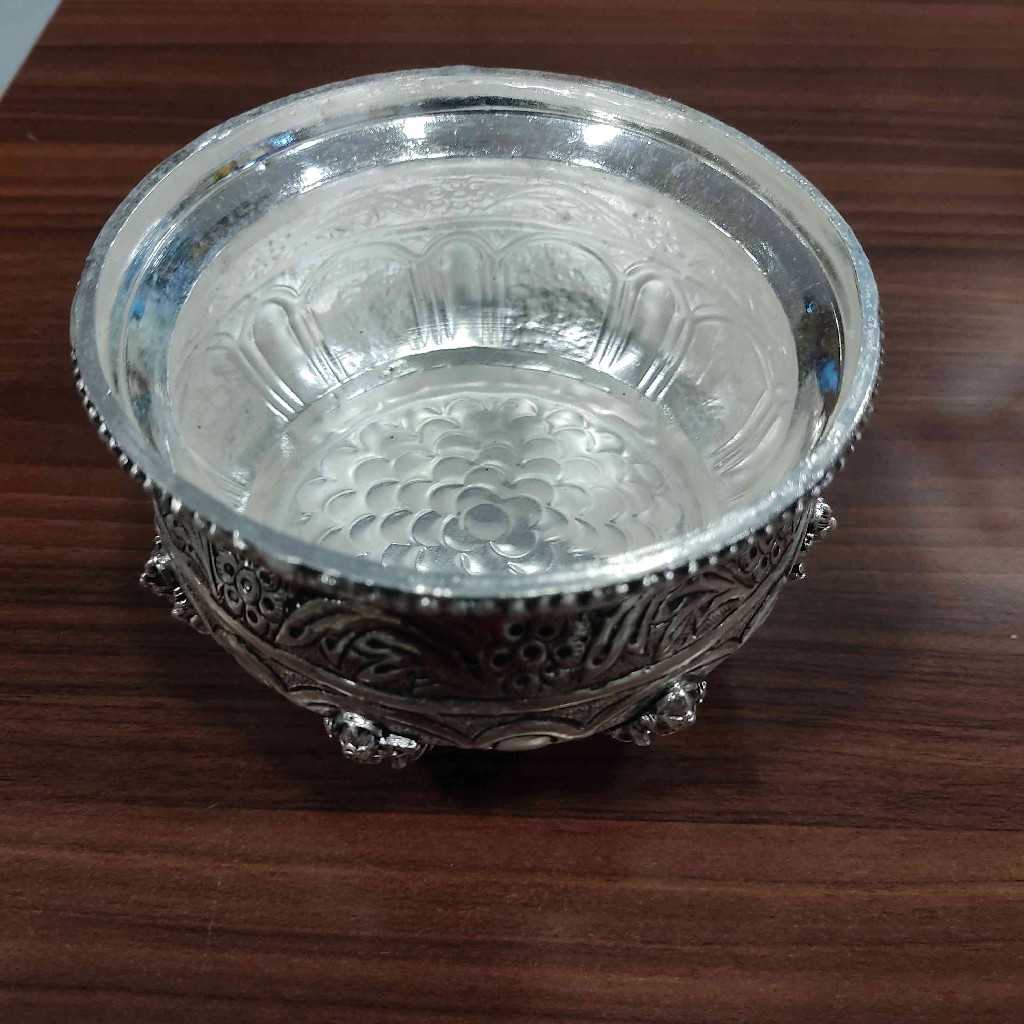 GS Antiq Ashtalakshmi Bowl With Stand Big