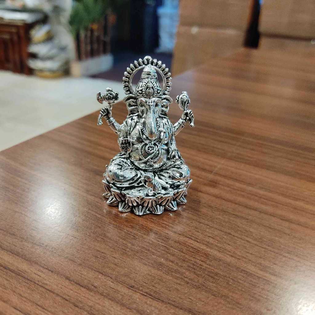 GS Antiq Lotus Ganesh Mini