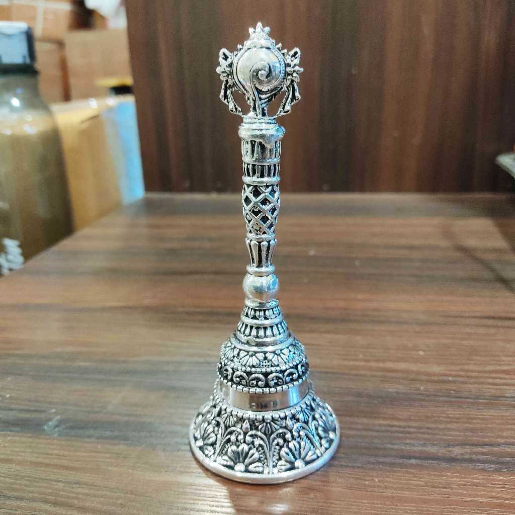 GS Antiq Pooja Bell Shanku Chakra Medium