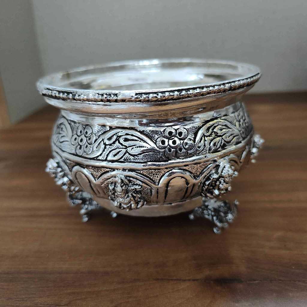 Gs Antiq Astalakshmi Bowl Elephant Leg Big