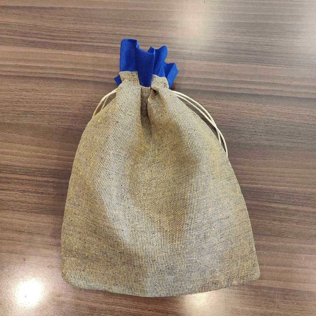 Cotton Jute Fabric String Bag