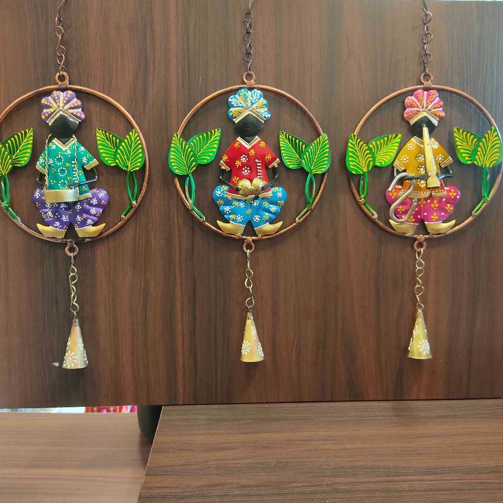 Small Ring Musician Hanging Set Of 3