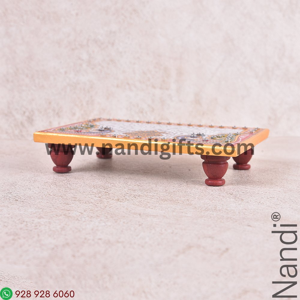 Marble Chowki Rectangular 4X6