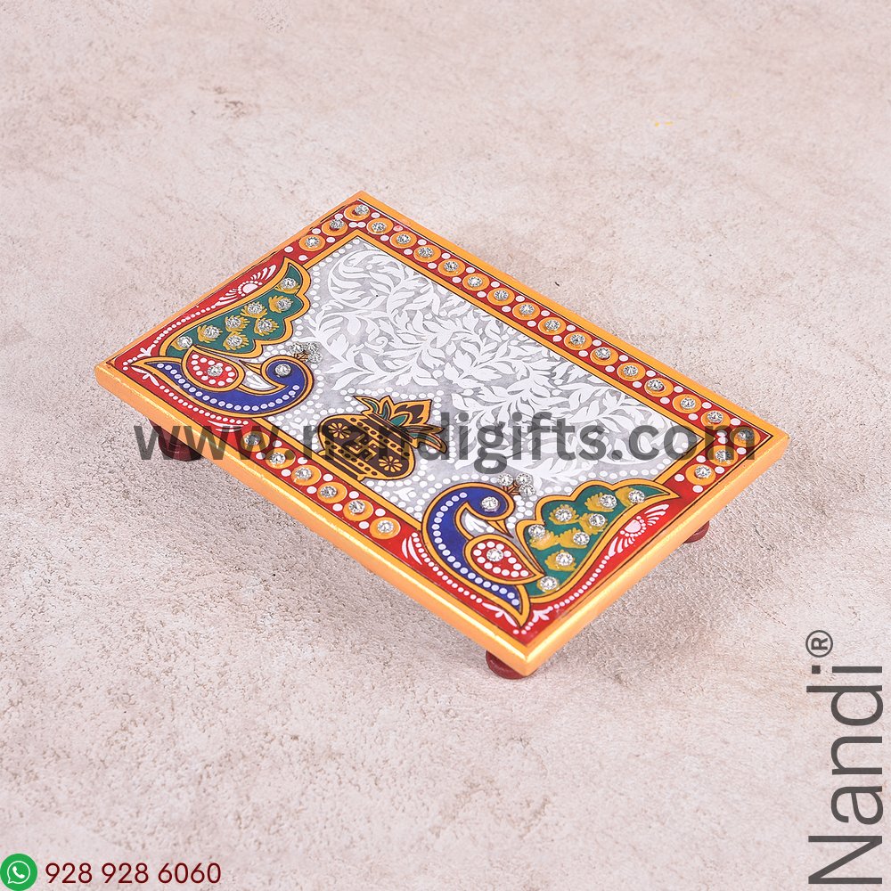 Marble Chowki Rectangular 4X6