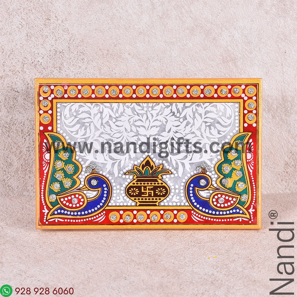 Marble Chowki Rectangular 4X6
