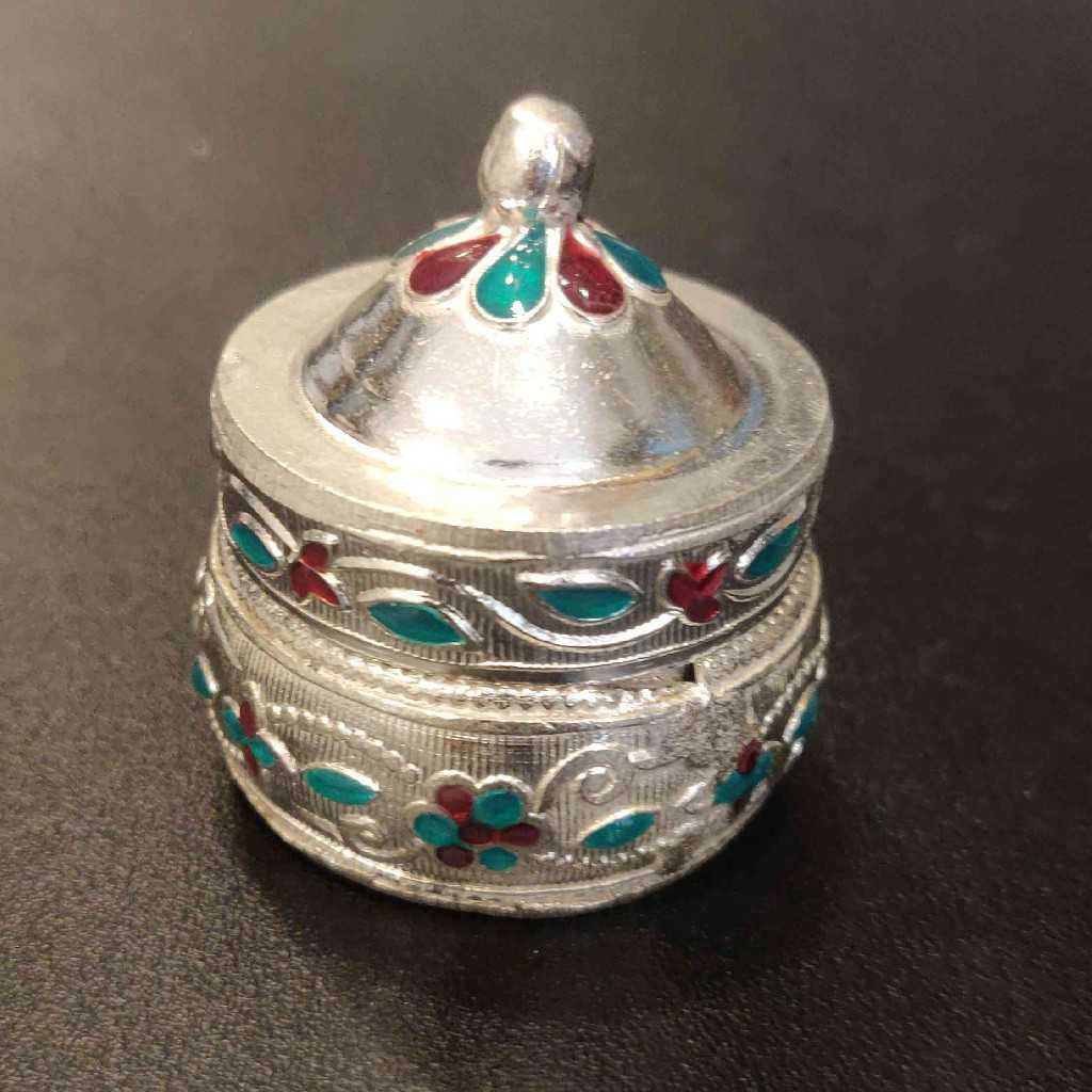 GSB Mina Kumkum Round Flat Small