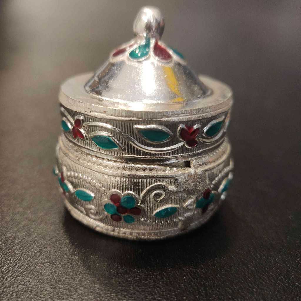 GSB Mina Kumkum Round Flat Small