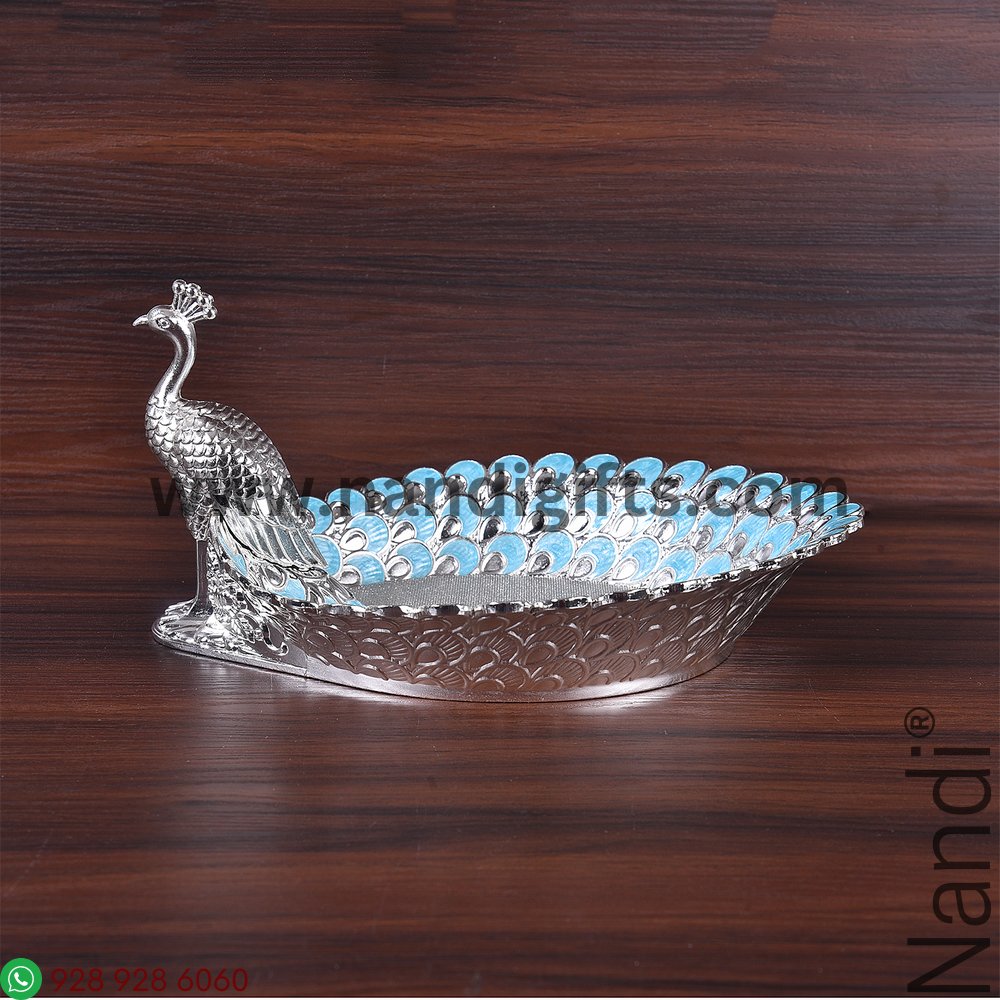 Imported GS Peacock Bowl Assorted Colours