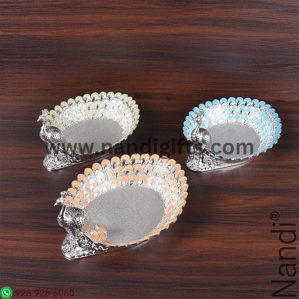 Imported GS Peacock Bowl Assorted Colours