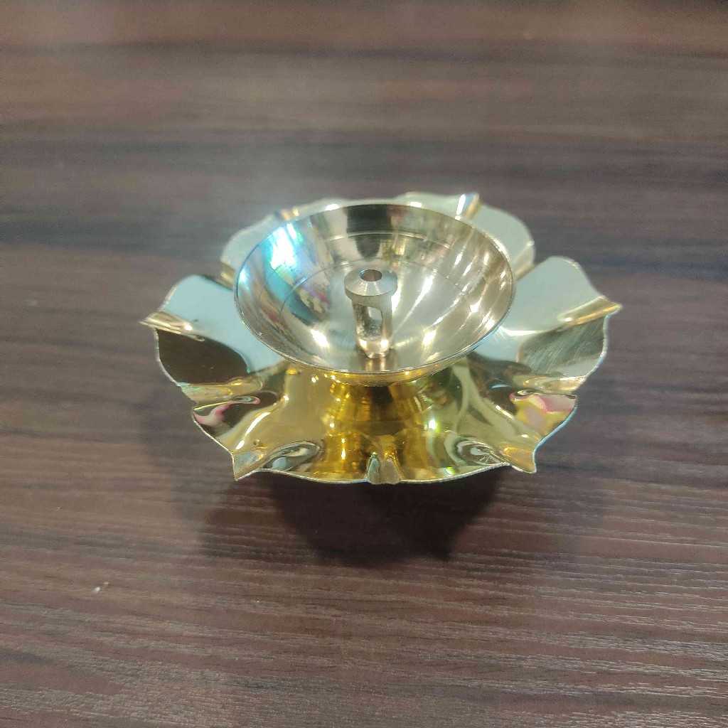 Lotus Diya Gold Small