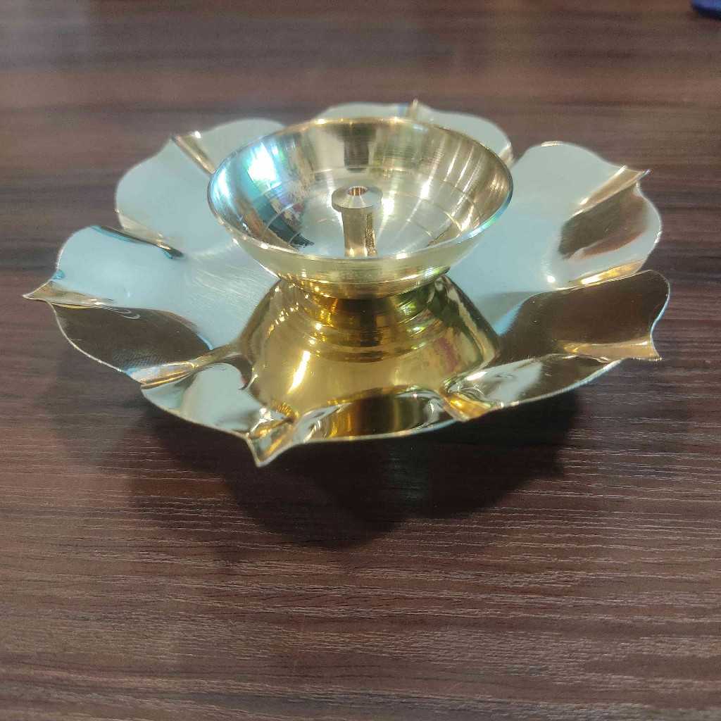 Lotus Diya Gold Big