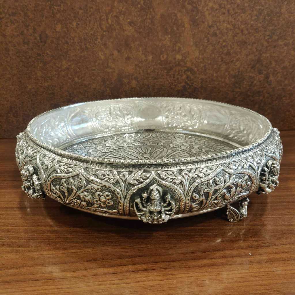 GS Antiq Ashtalakshmi Plate 8 Inch Assorted