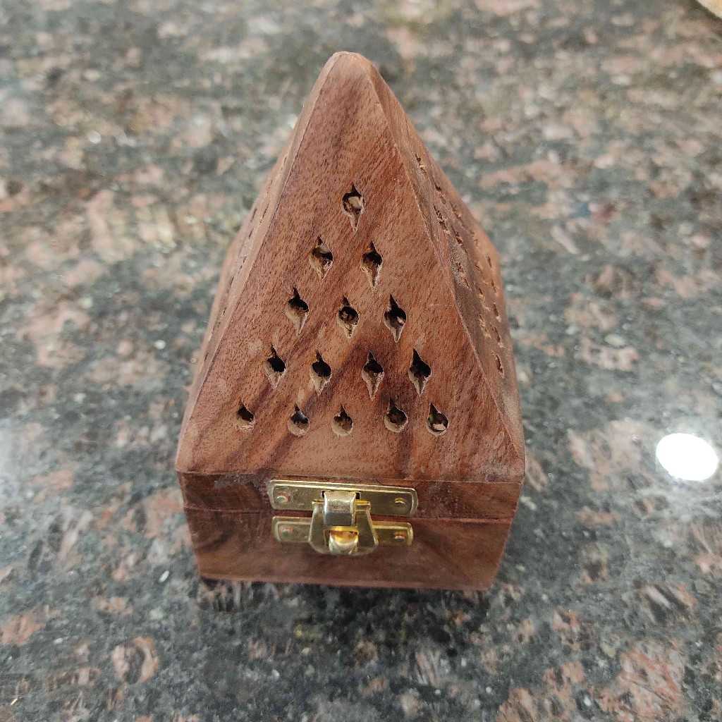 Wooden Sambrani Incense Holder 5