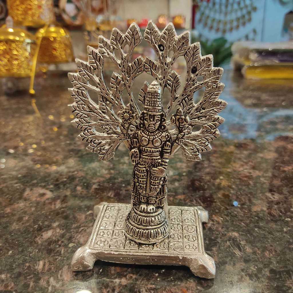 Balaji With Tree Silver Antiq