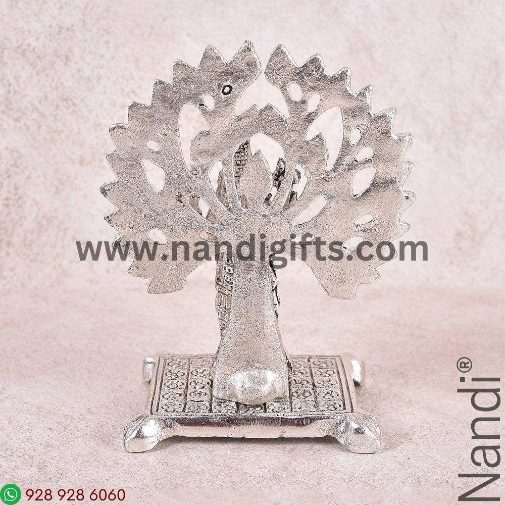 Balaji With Tree Silver Antiq