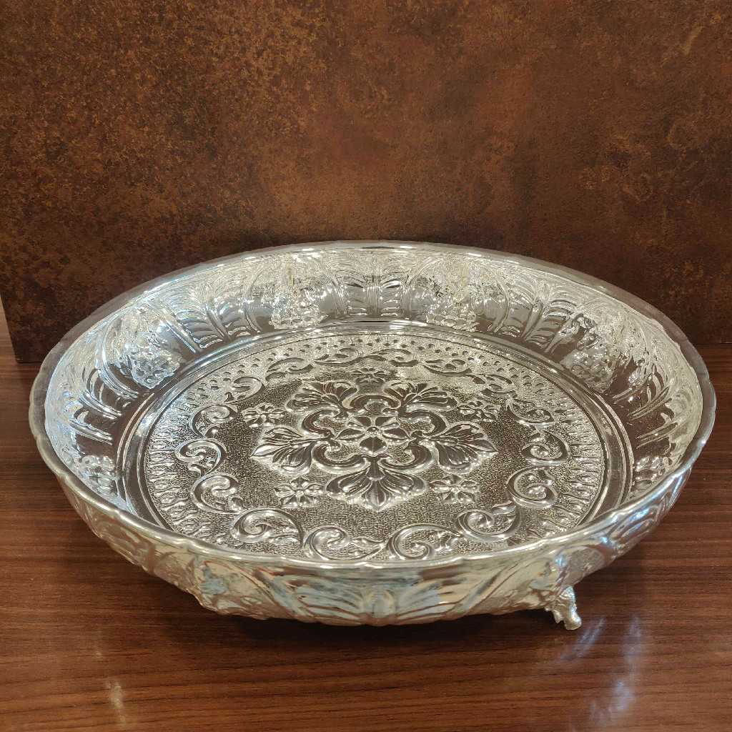 GS Astalakshmi Carved Pooja Plate 14