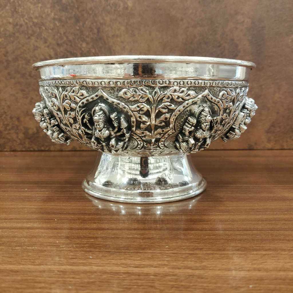 GS Antiq Ashtalakshmi Bowl With Stand 6