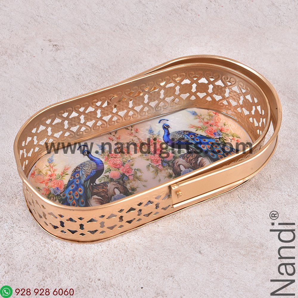 Pichwai Oval Basket4x8