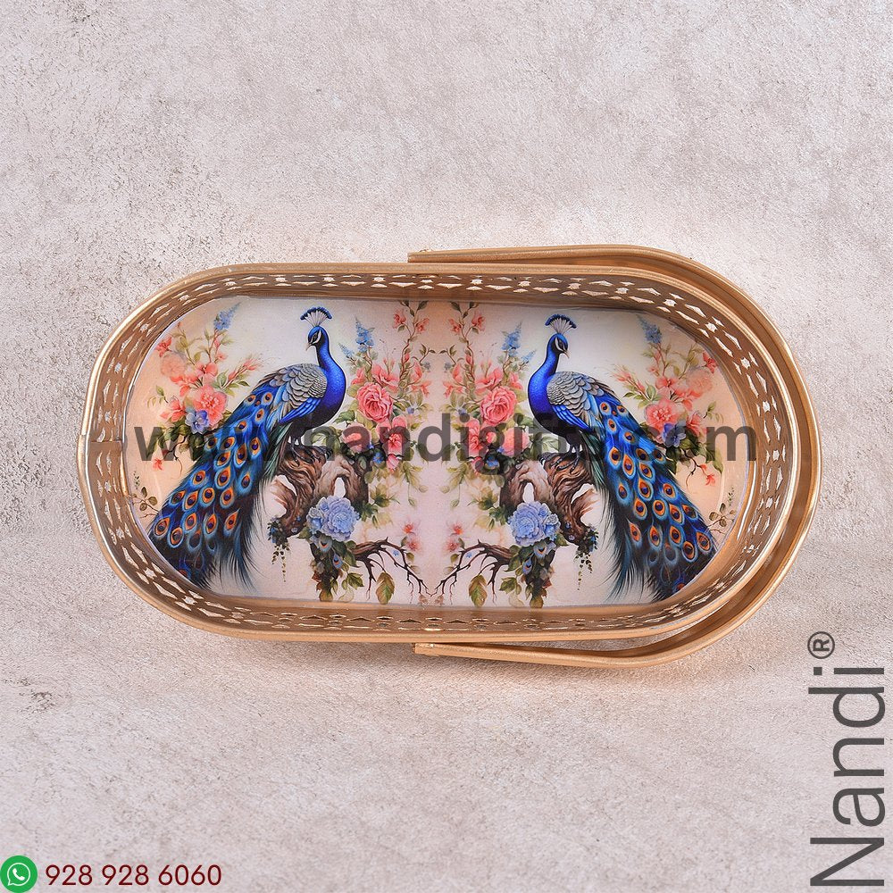 Pichwai Oval Basket4x8