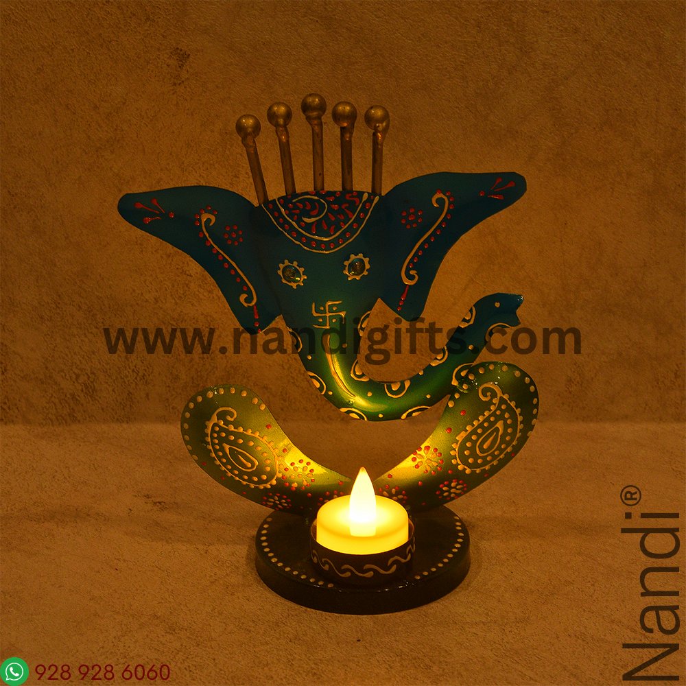 Ganesh T lite Holder Stand