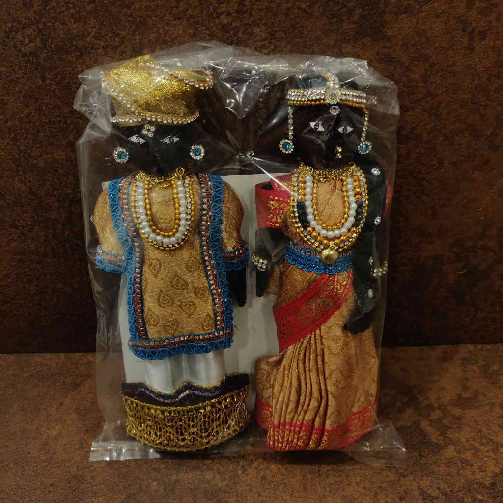 Wooden Marriage/Dasara/Marapacchi Dolls 8 Inch