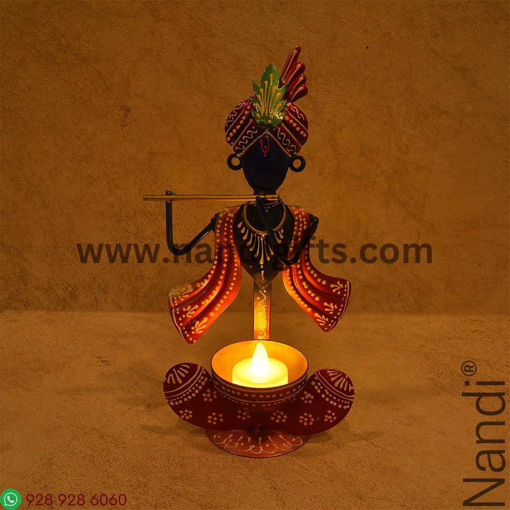 Krishna T Lite Holder Assorted Colours