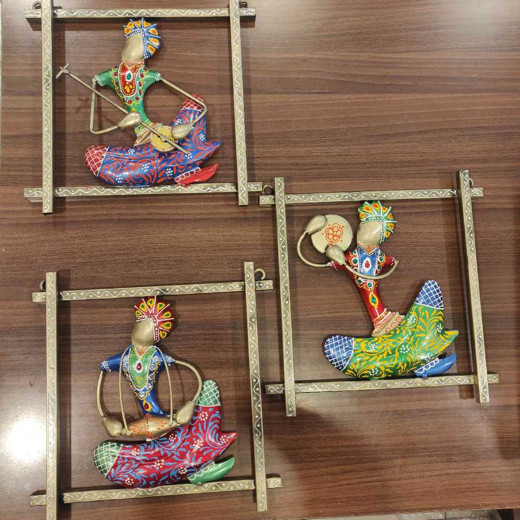 Rajasthani Langa Frame Square Set of 3