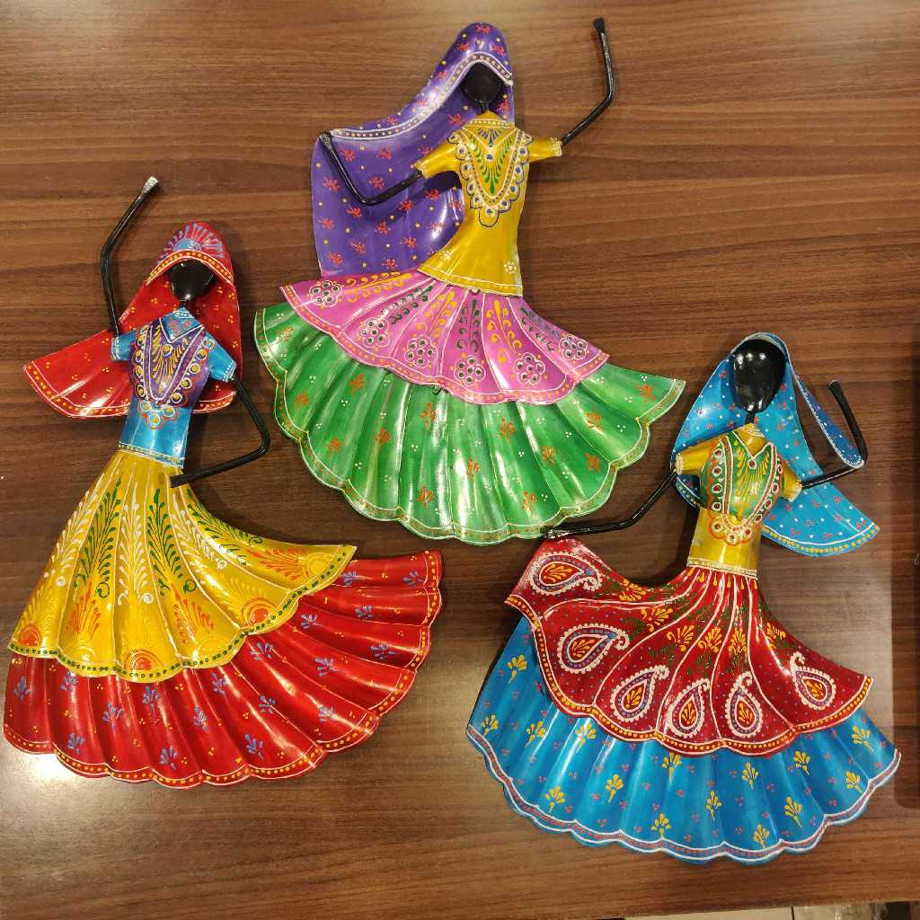 Kaalbeliya Lady Wall Hanger Set Of 3