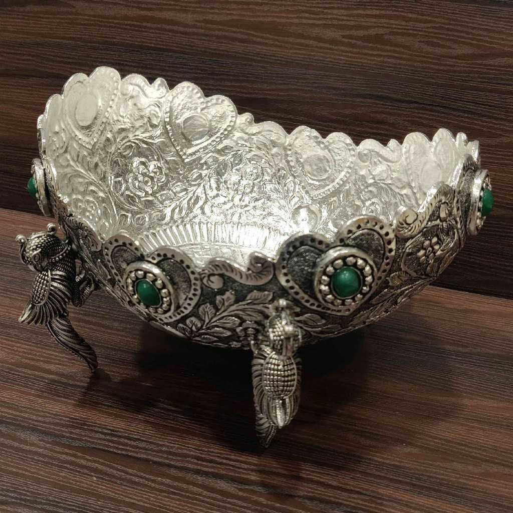 GS Antiq Floral Fruit Bowl Jumbo