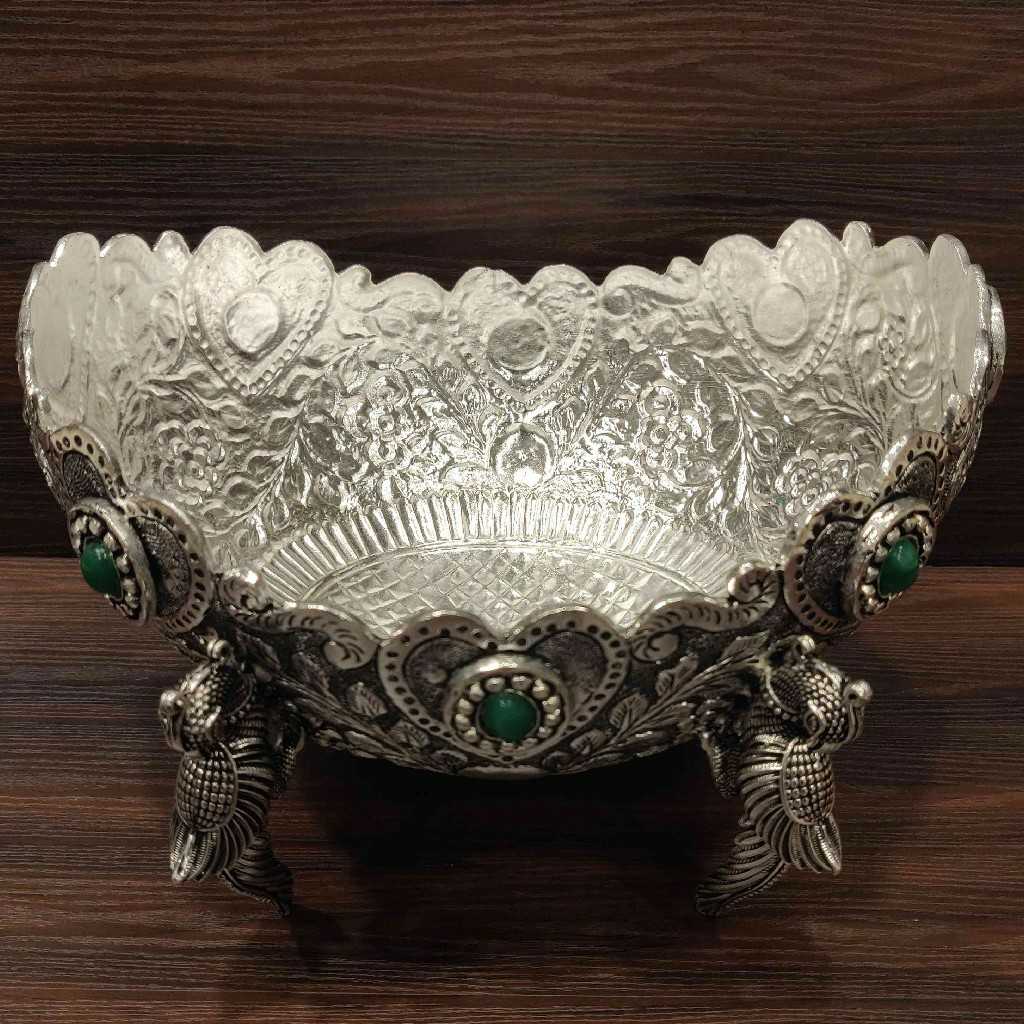 GS Antiq Floral Fruit Bowl Jumbo